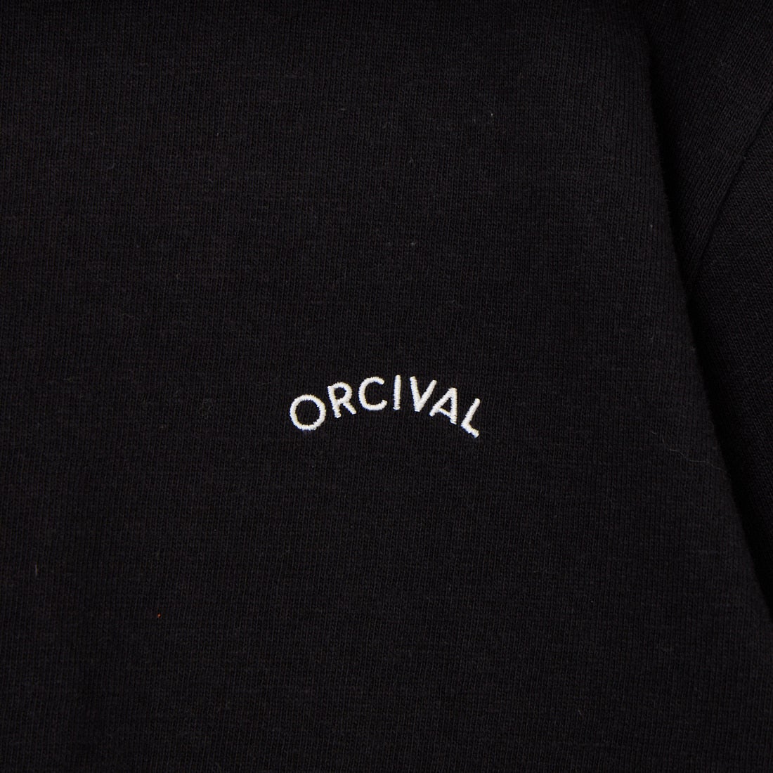 ORCIVAL [オーシバル] ワンポイント刺繍 ショートスリーブTシャツ [OR-C0519TSB] BLACK