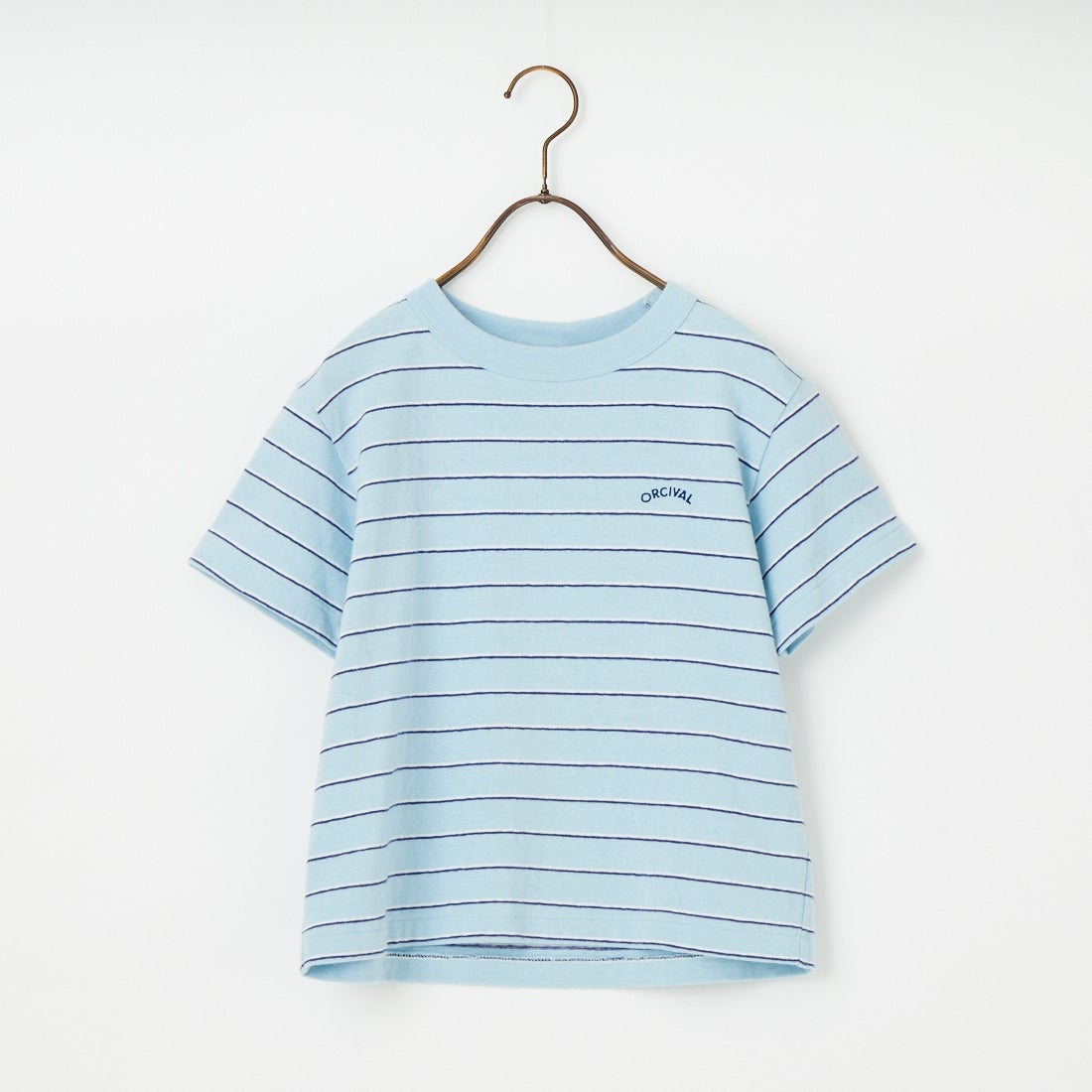 ORCIVAL [オーシバル] ワンポイント刺繍 ショートスリーブTシャツ [OR-C0519TSB] SAX/NV/WH