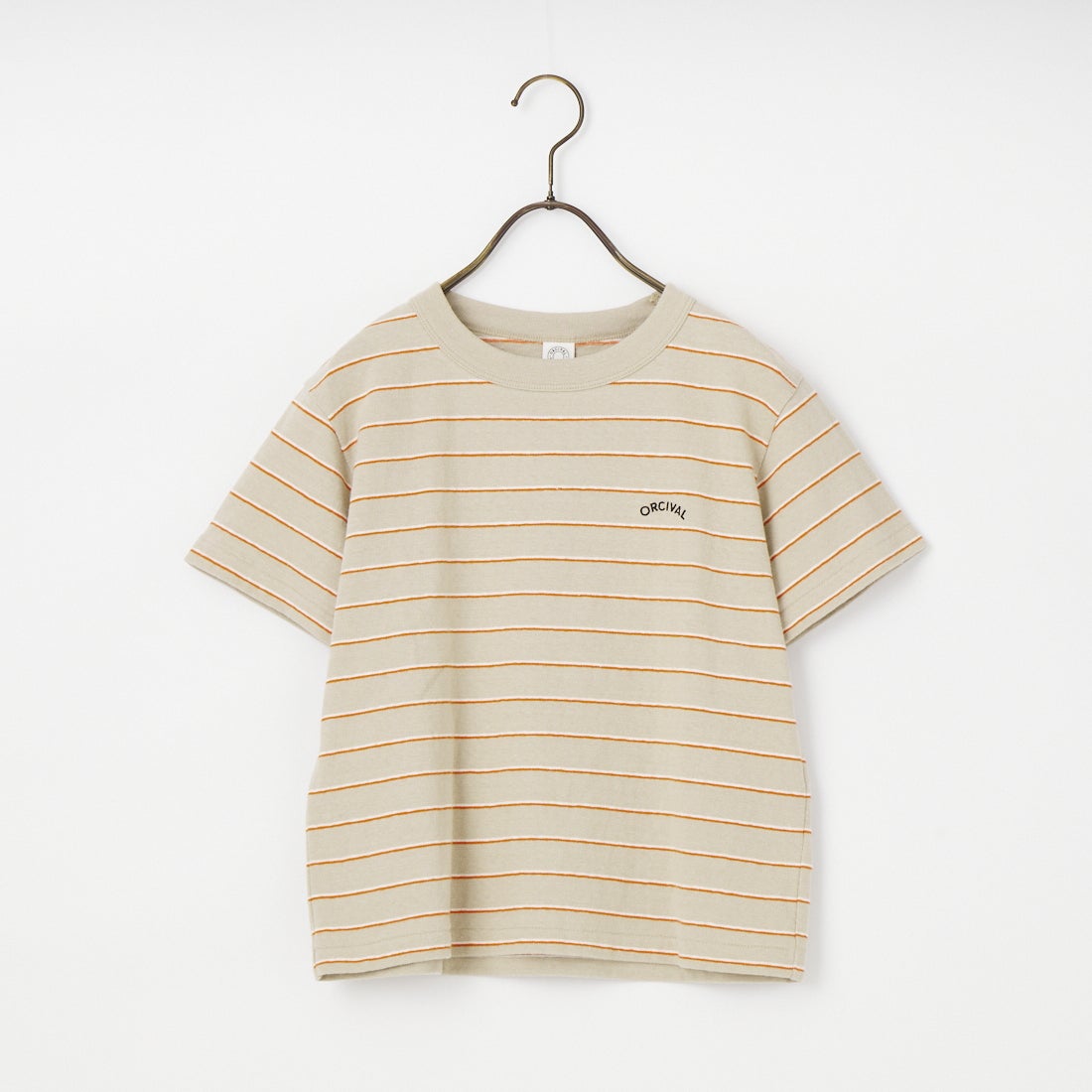 ORCIVAL [オーシバル] ワンポイント刺繍 ショートスリーブTシャツ [OR-C0519TSB] GRE/RED/WH