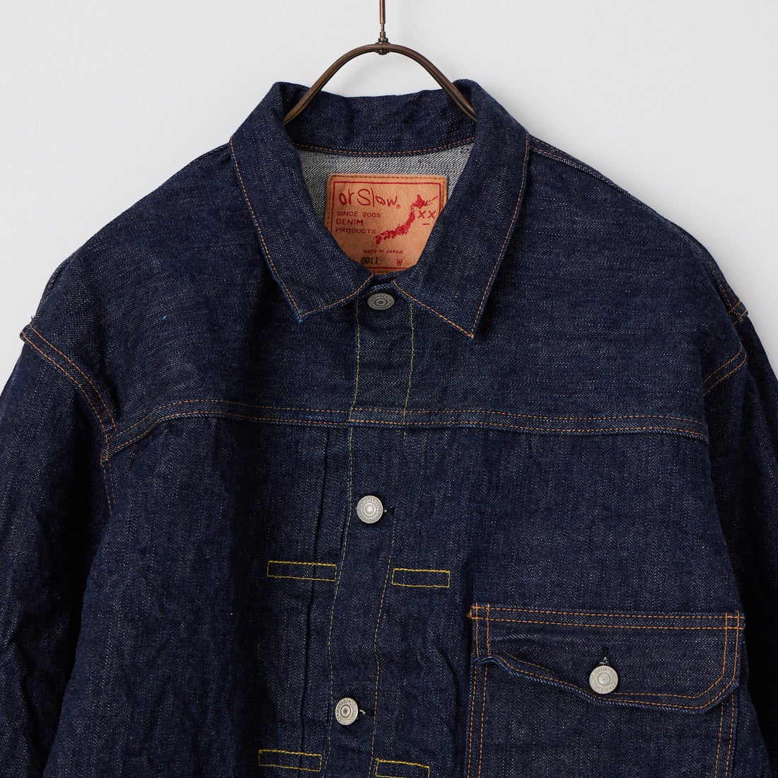 orSlow [オアスロウ] TYPE1 ヴィンテージウォッシュデニムジャケット [03-6011] 81 ONEWASH