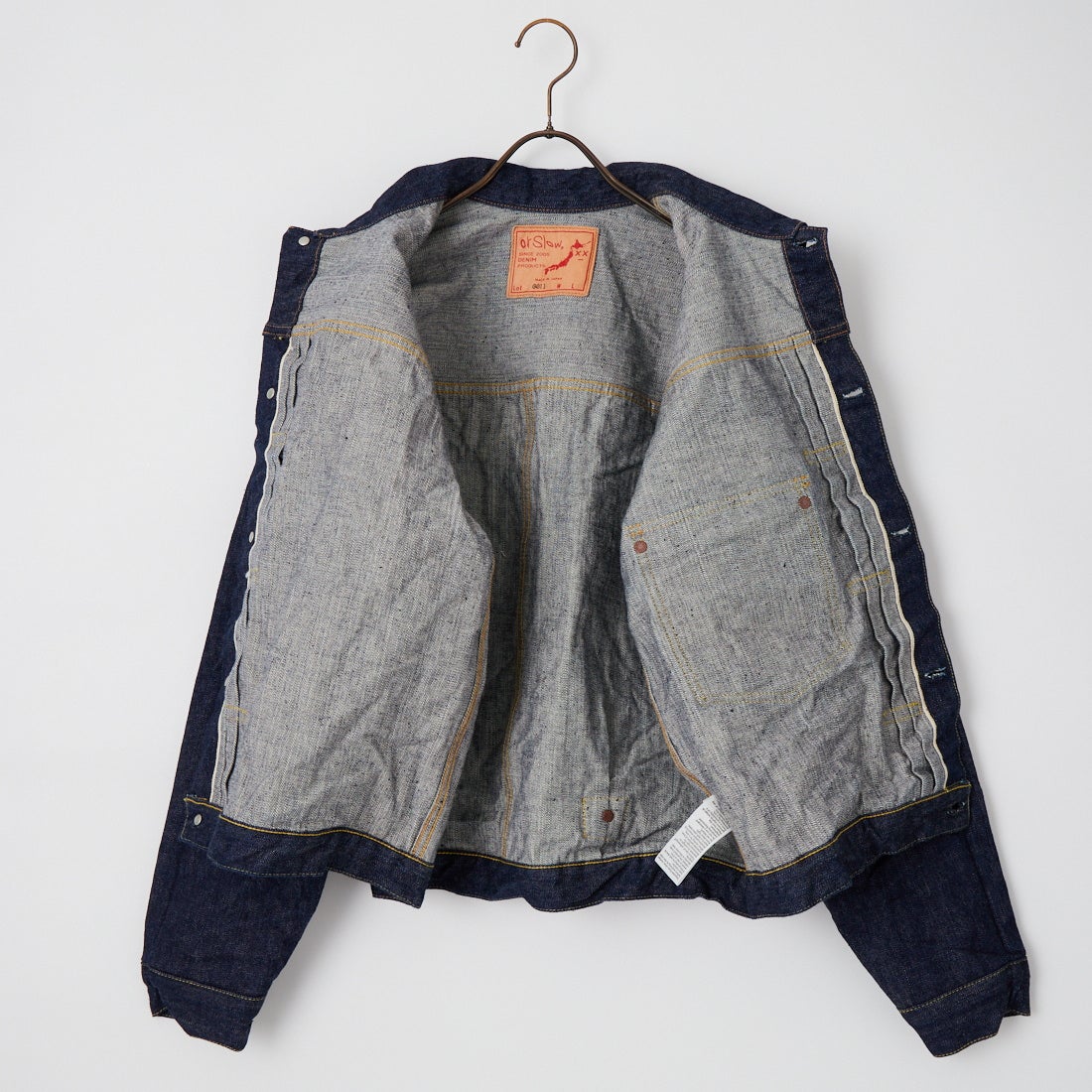 orSlow [オアスロウ] TYPE1 ヴィンテージウォッシュデニムジャケット [03-6011] 81 ONEWASH