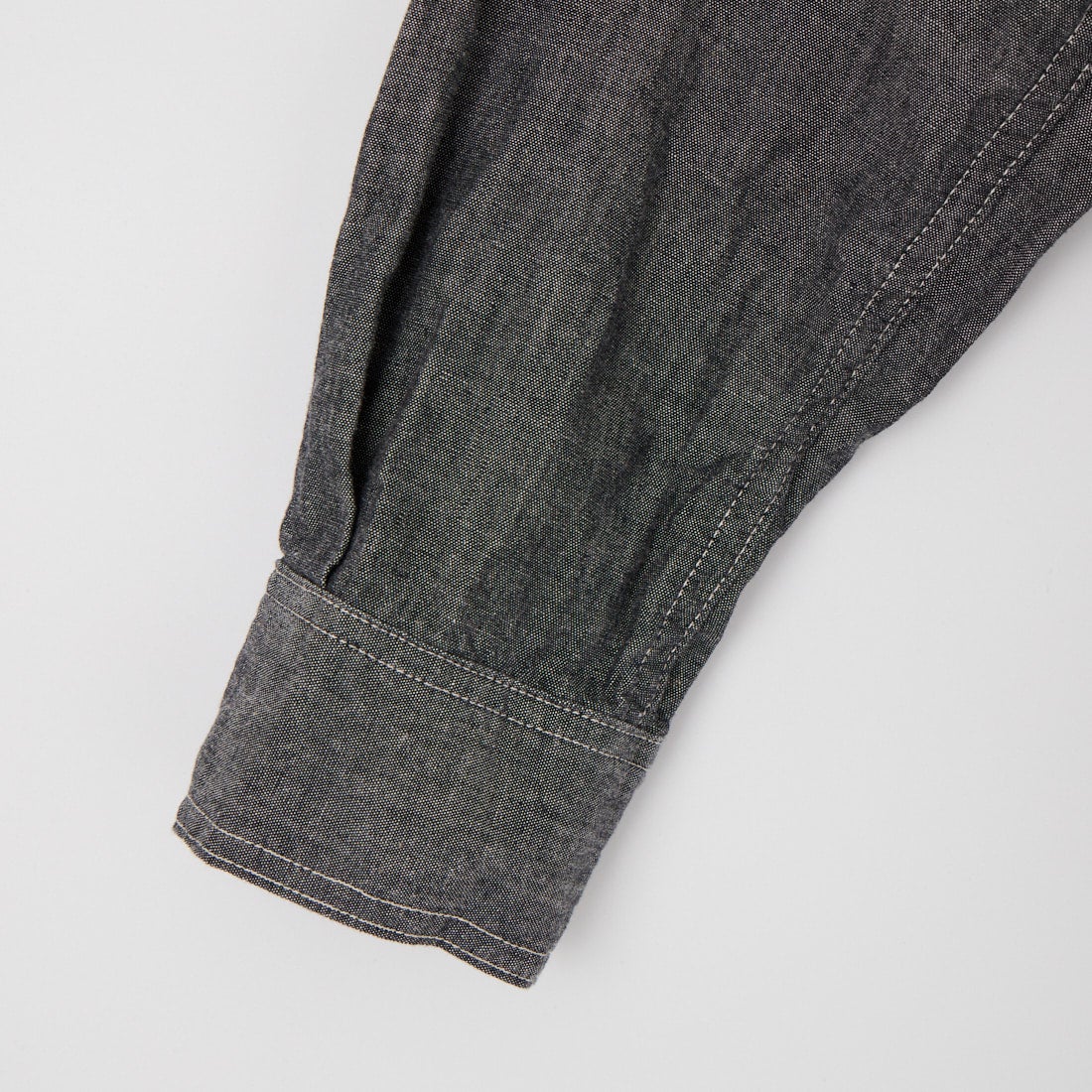 orSlow [オアスロウ] リラックスフィット ブラックシャンブレーシャツ [01-8270] 61 BLACK