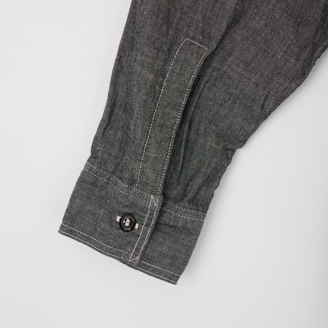 orSlow [オアスロウ] リラックスフィット ブラックシャンブレーシャツ [01-8270] 61 BLACK