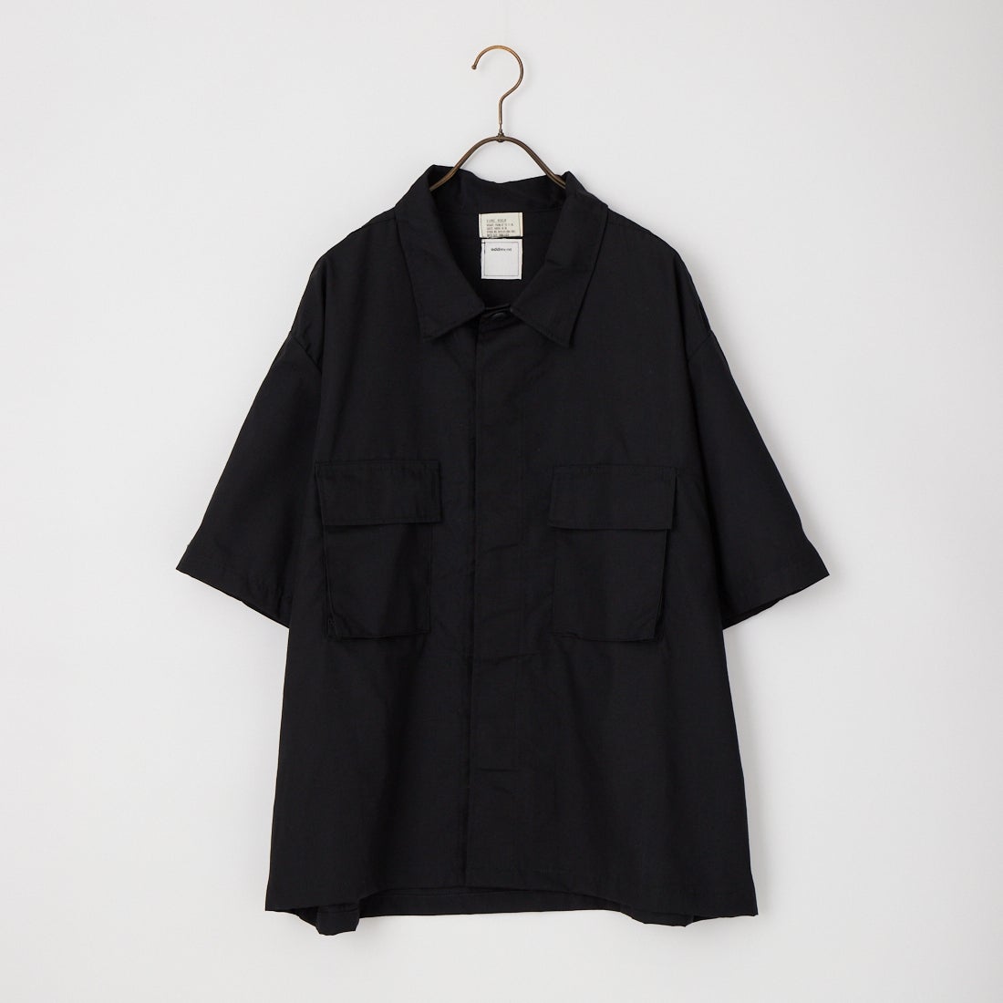 ODDMENT [オッドメント] カスタム タクティカルショートスリーブシャツ [CUSTOM-TACTICAL-SS] BLACK