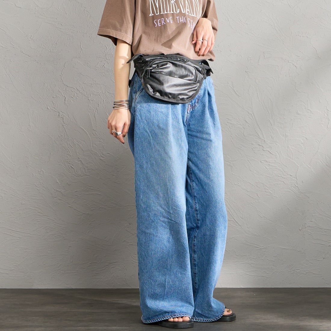 A SCENE [エーシーン] N WAIST 2WAYウエストポーチ [AS04-011] BLACK