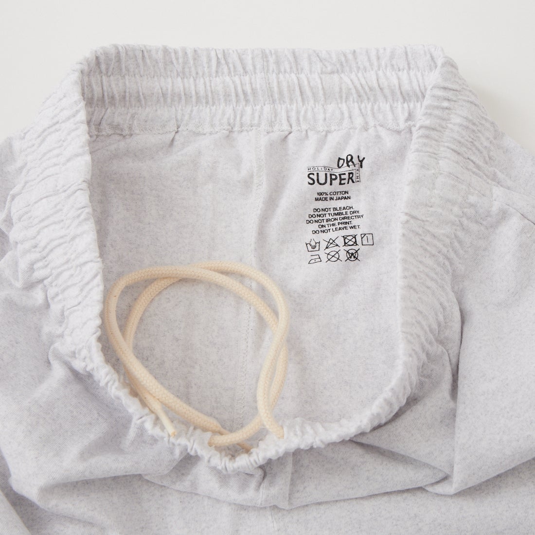 HOLIDAY [ホリデイ] スーパーファインドライ ダメージワイドパンツ [26101013] S.GRAY