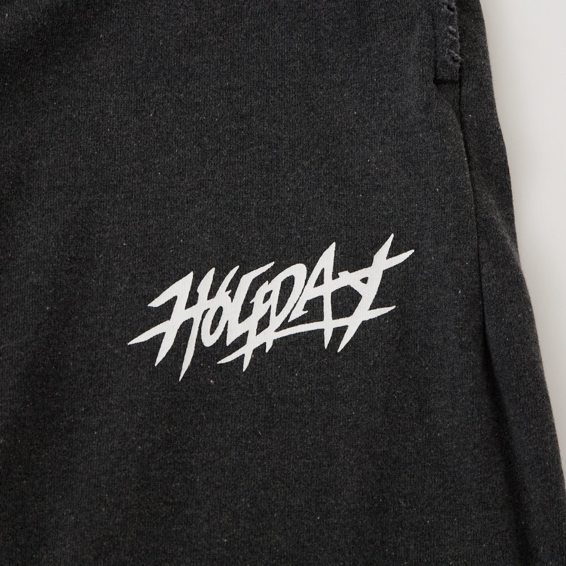 HOLIDAY [ホリデイ] スーパーファインドライ ダメージワイドパンツ [26101013] BLACK