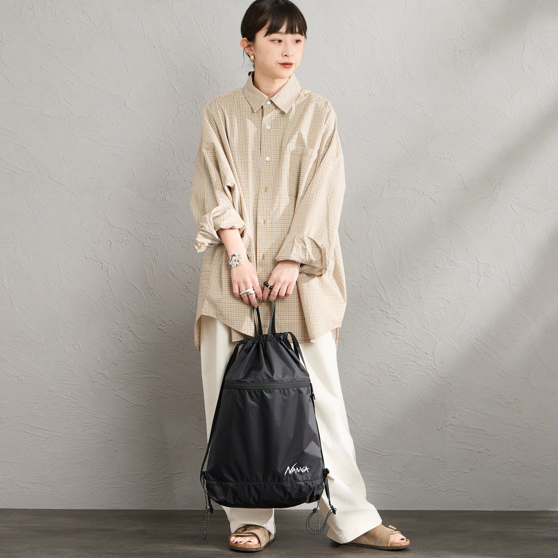NANGA [ナンガ] ファイバーマックスTUL ナップサック [N2610-3M018Z] BLK