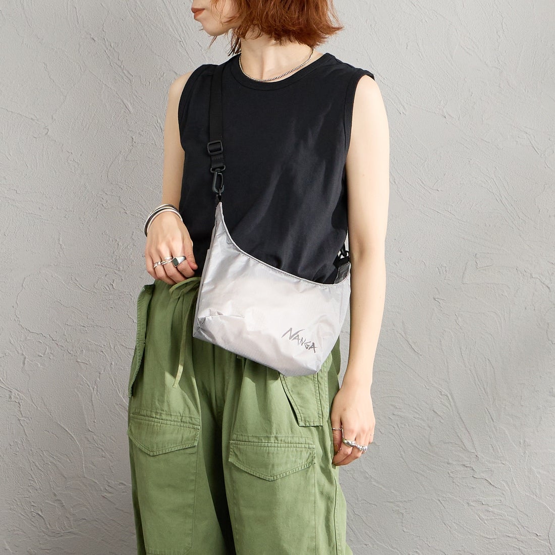 NANGA [ナンガ] ファイバーマックスTUL コンパクトサコッシュ [N2610-3N014Z] GRY