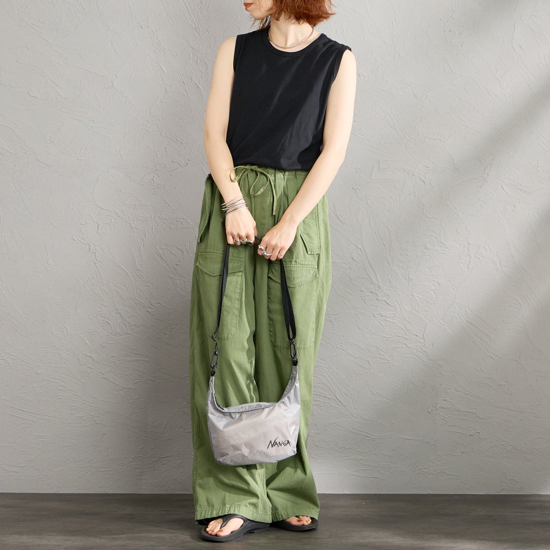 NANGA [ナンガ] ファイバーマックスTUL コンパクトサコッシュ [N2610-3N014Z] GRY