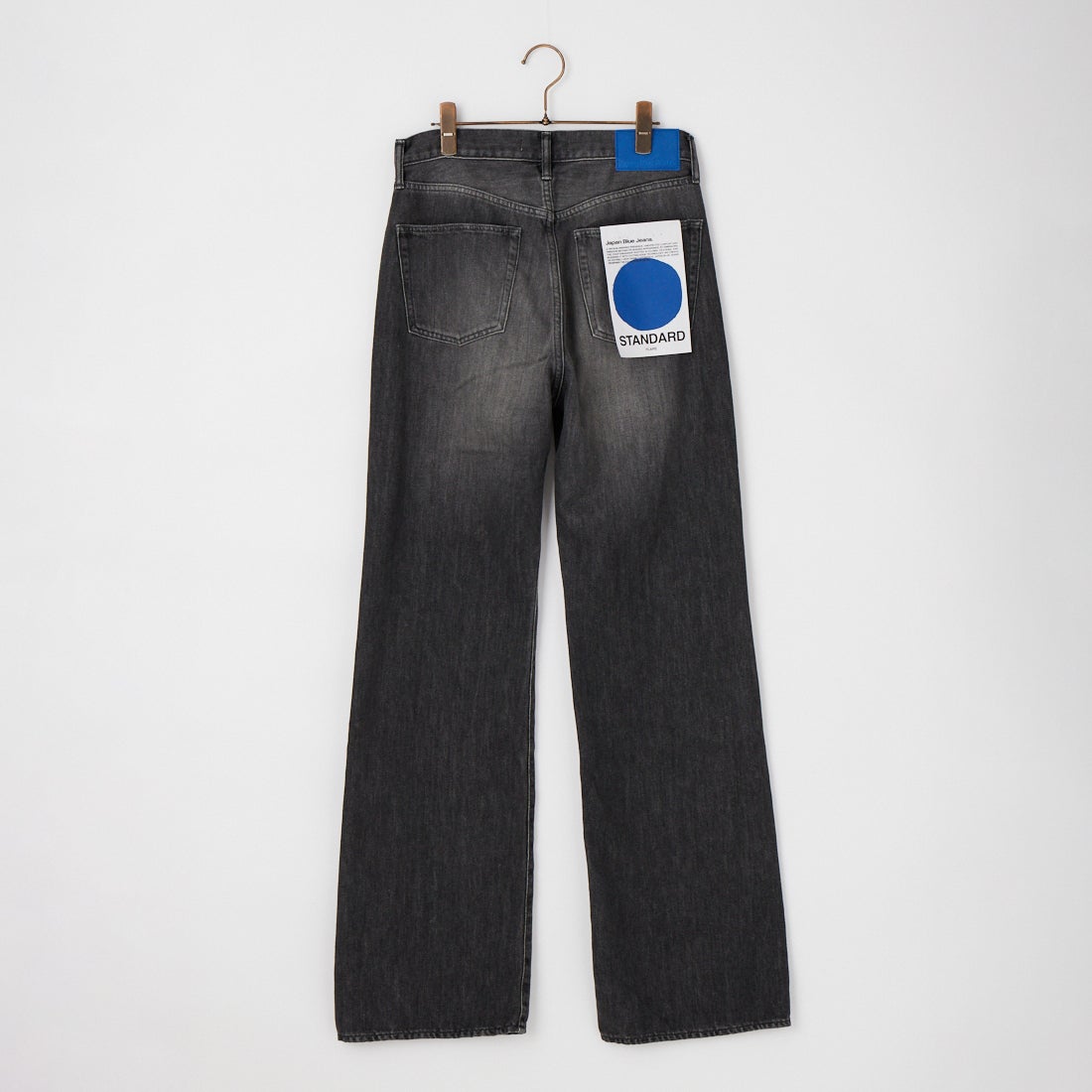 Japan Blue Jeans. [ジャパンブルージーンズ] ライトフレアジーンズ 9oz ウォッシュドブラック [JMJA0501] B01