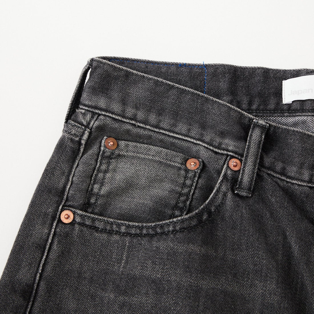 Japan Blue Jeans. [ジャパンブルージーンズ] ライトフレアジーンズ 9oz ウォッシュドブラック [JMJA0501] B01