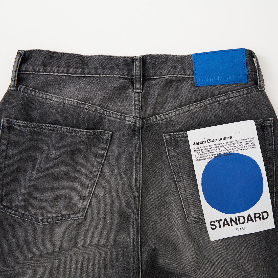 Japan Blue Jeans. [ジャパンブルージーンズ] ライトフレアジーンズ 9oz ウォッシュドブラック [JMJA0501] B01