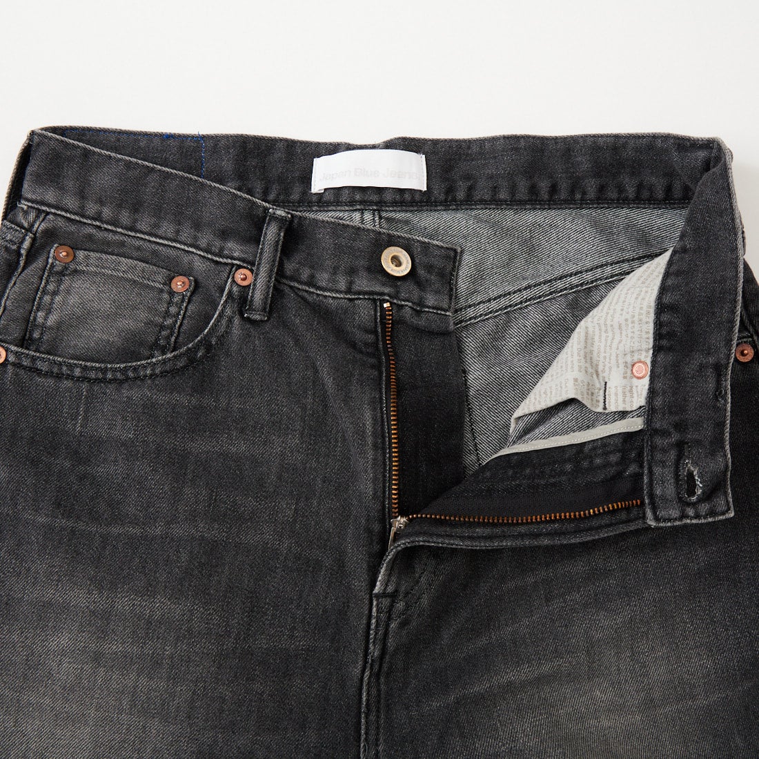 Japan Blue Jeans. [ジャパンブルージーンズ] ライトフレアジーンズ 9oz ウォッシュドブラック [JMJA0501] B01