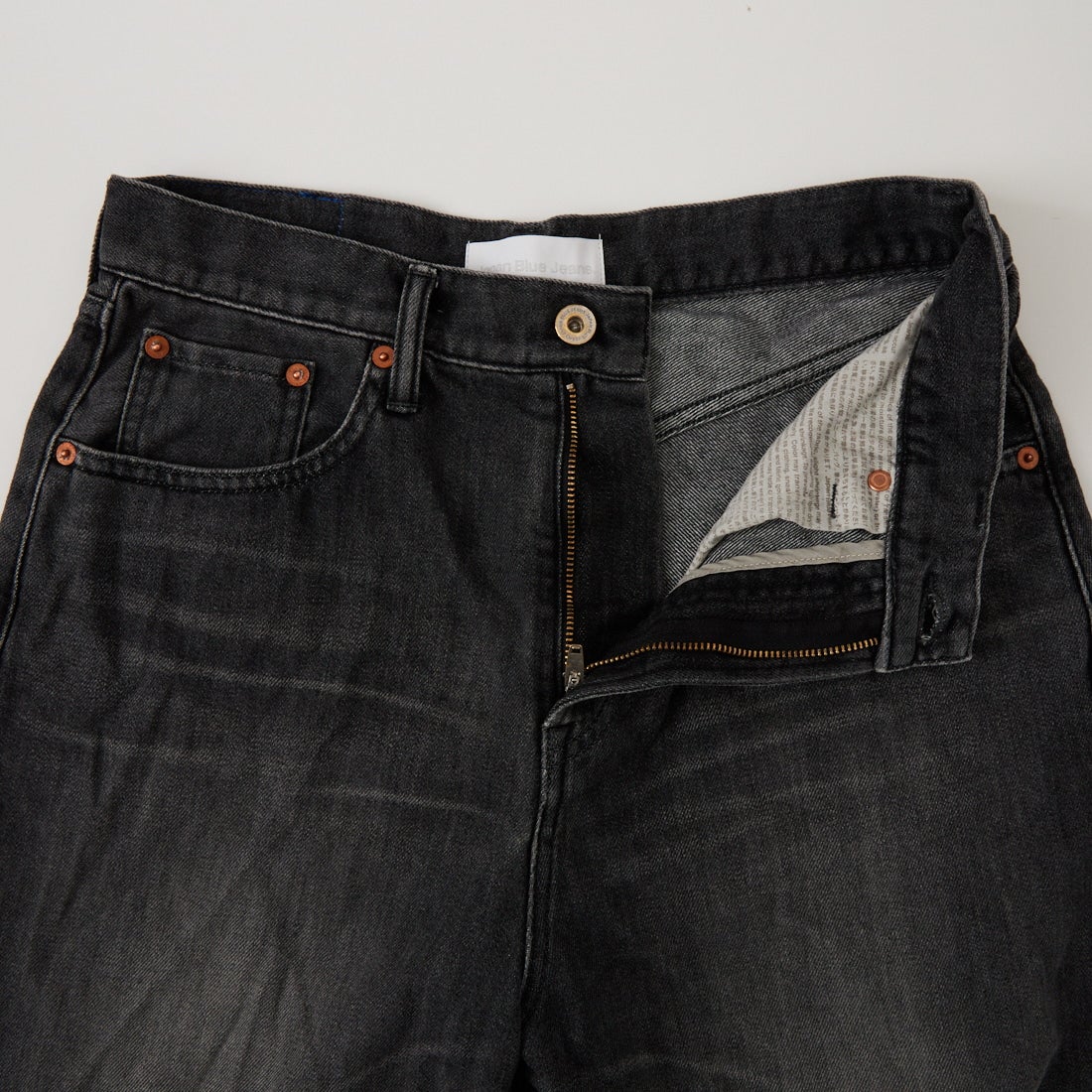 Japan Blue Jeans. [ジャパンブルージーンズ] ライトカーブジーンズ 9oz ウォッシュドブラック [JMJA0903] B01