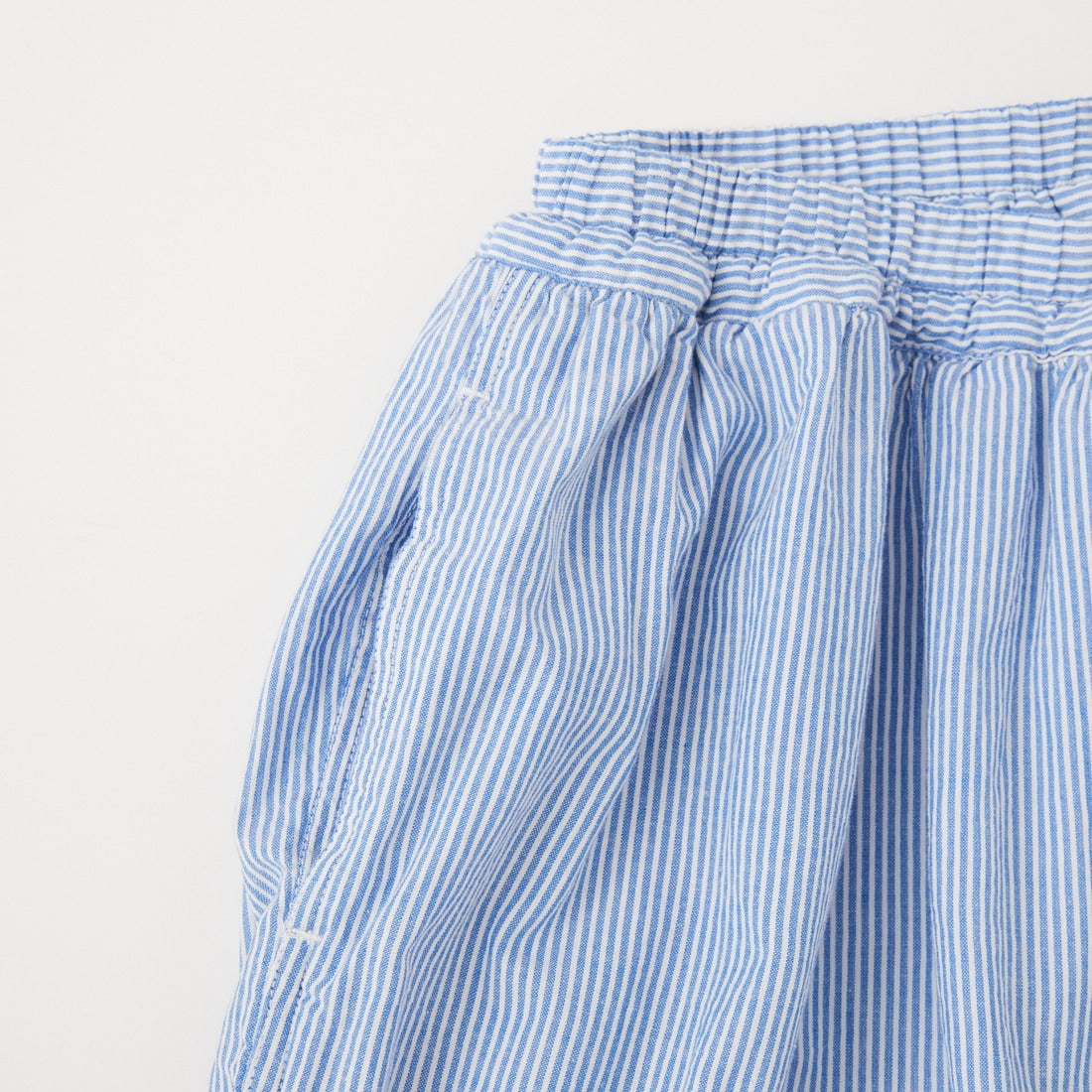 ARMEN [アーメン] シアサッカー ギャザーイージーパンツ [INAM2505S] 3490 BLU/S