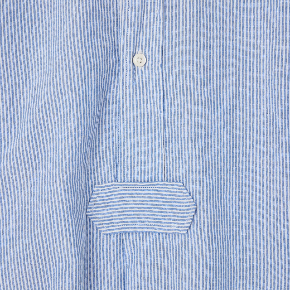 ARMEN [アーメン] シアサッカー ワークギャザーバンドカラーシャツワンピース [INAM2633S] 3490 BLU/S