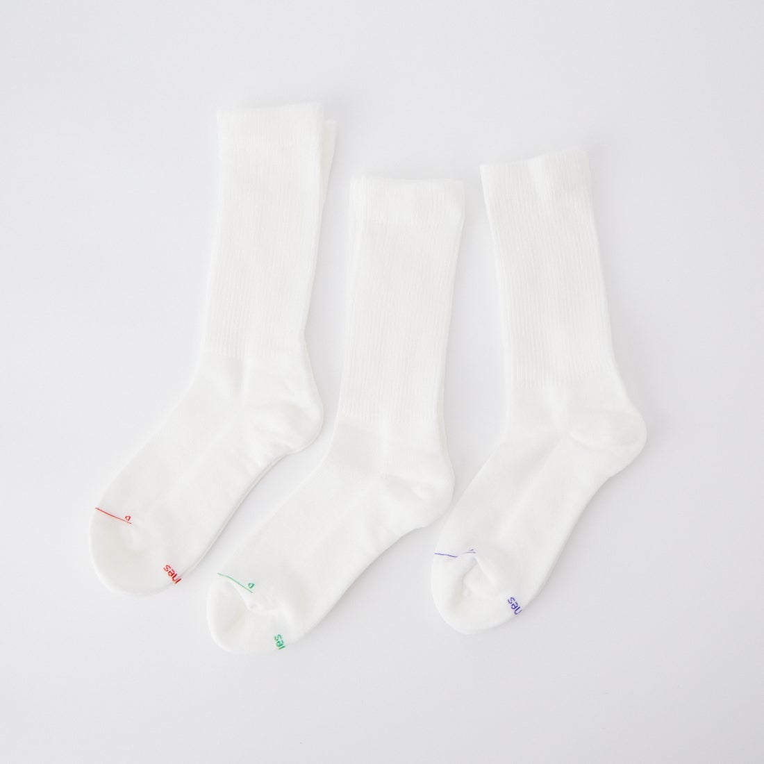 Hanes [ヘインズ] 3足組フルレングスソックス by THE DODO JEAN [HWSCD102] 010 WHITE