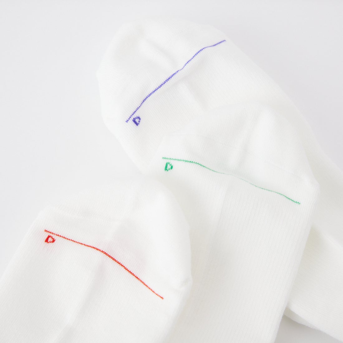 Hanes [ヘインズ] 3足組フルレングスソックス by THE DODO JEAN [HWSCD102] 010 WHITE