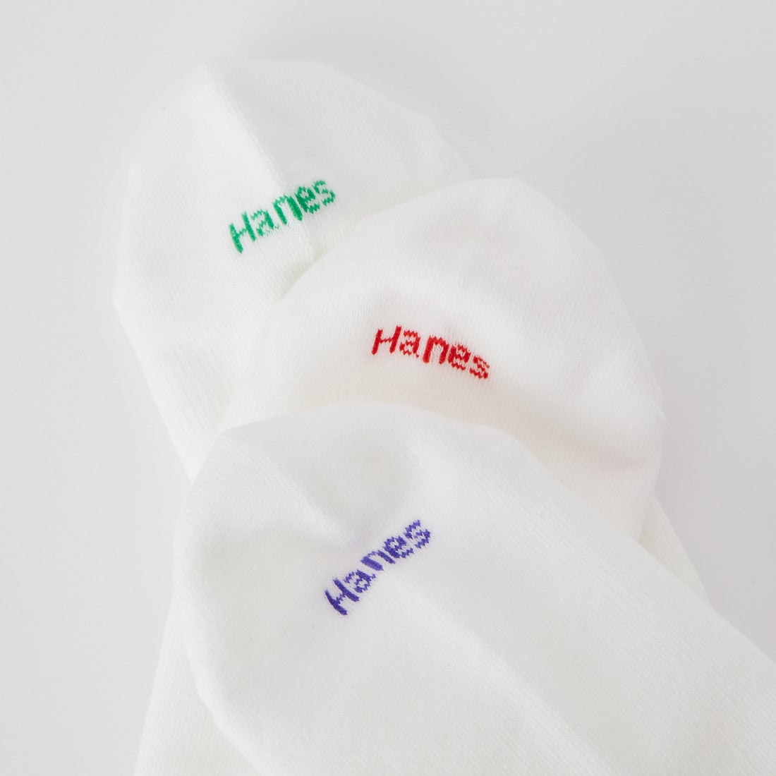 Hanes [ヘインズ] 3足組フルレングスソックス by THE DODO JEAN [HWSCD102] 010 WHITE