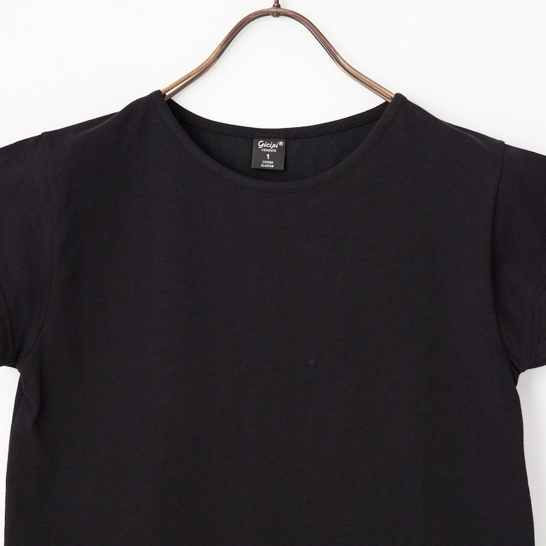 GICIPI [ジチピ] GESSO/ジェーッソ クルーネックTシャツ [2616P] NERO