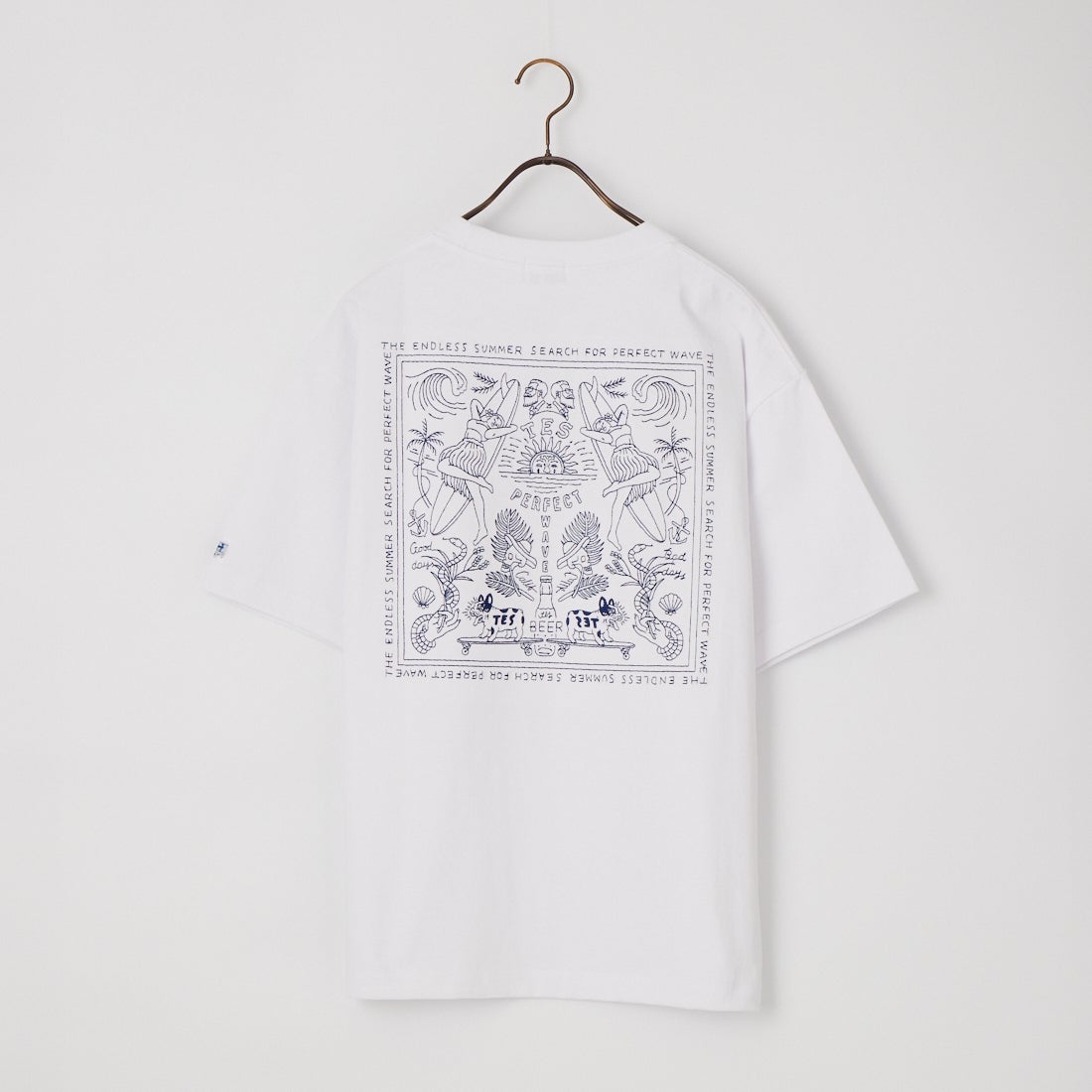 The Endless Summer [エンドレスサマー] バンダナ刺繍 Tシャツ [C