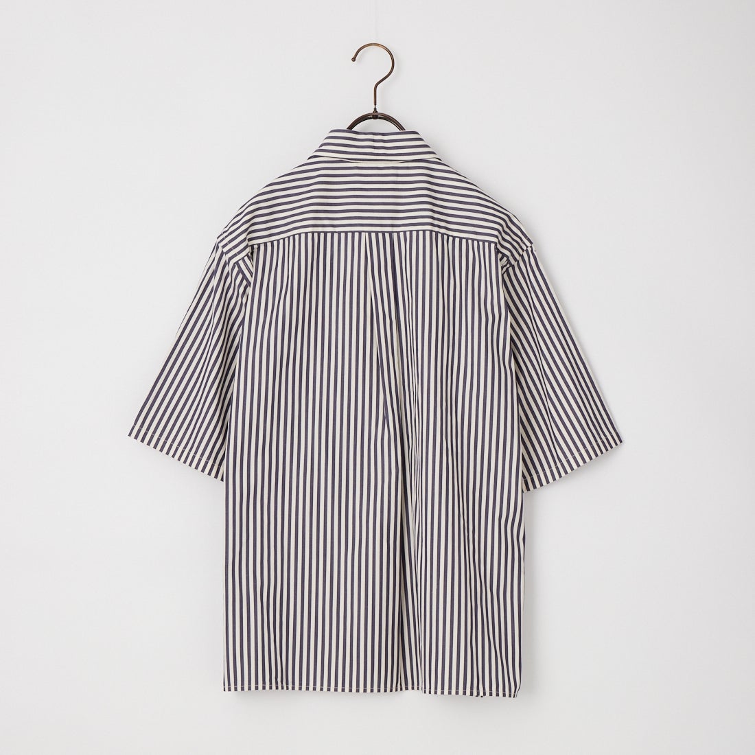 blurhms [ブラームス] ストライプハーフスリーブシャツ [BHS26S036STR