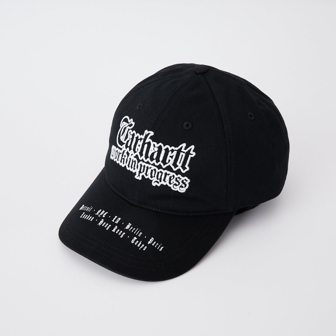 carhartt WIP [カーハートダブリューアイピー] ワールドツアーキャップ [I036341] BLACK/WHIT