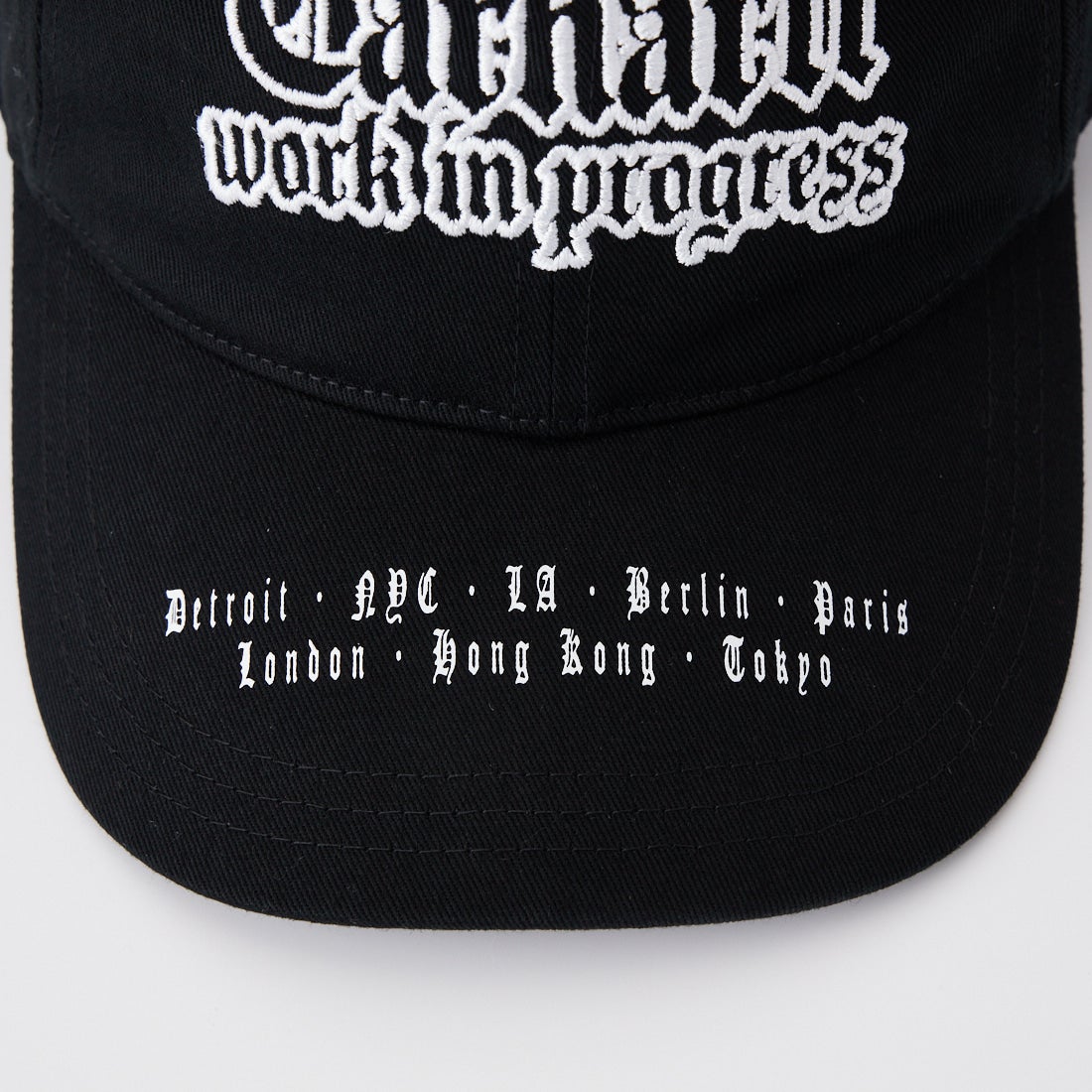 carhartt WIP [カーハートダブリューアイピー] ワールドツアーキャップ [I036341] BLACK/WHIT