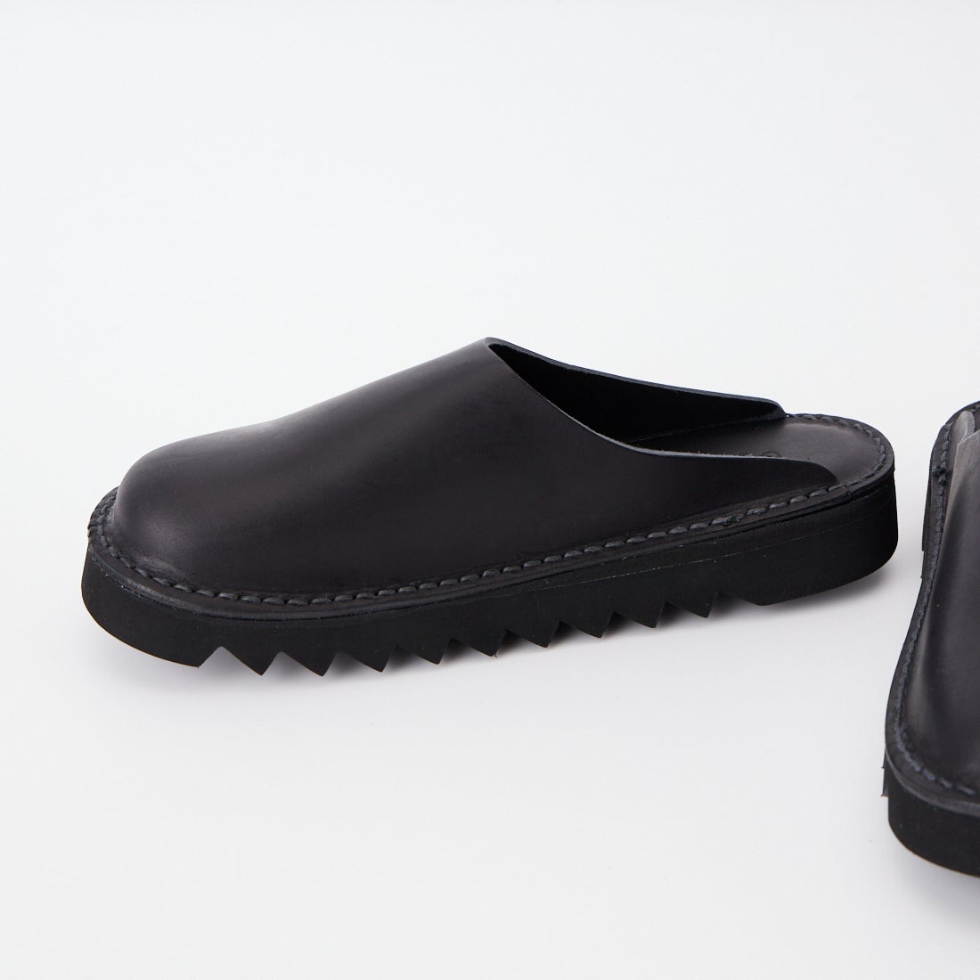 Organic handloom [オーガニックハンドルーム] DELFT レザークロッグ [OH025009] BLACK