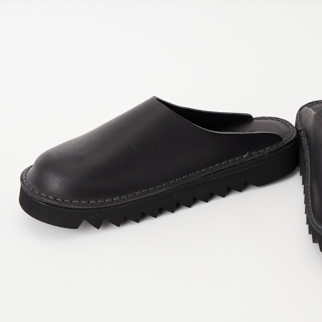 Organic handloom [オーガニックハンドルーム] DELFT レザークロッグ [OH025009] BLACK