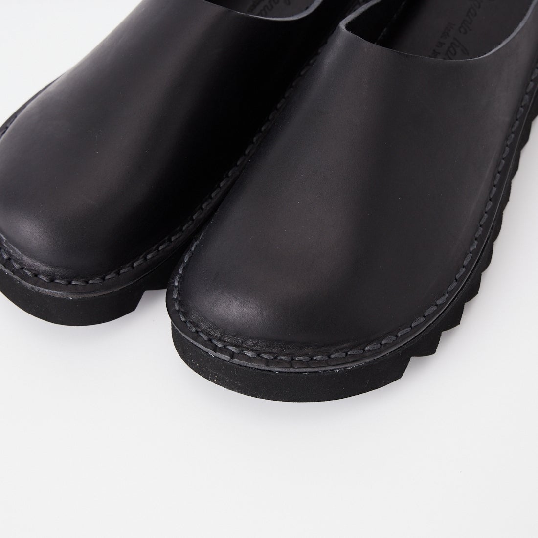 Organic handloom [オーガニックハンドルーム] DELFT レザークロッグ [OH025009] BLACK