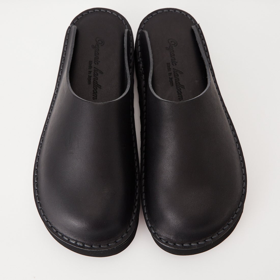 Organic handloom [オーガニックハンドルーム] DELFT レザークロッグ [OH025009] BLACK