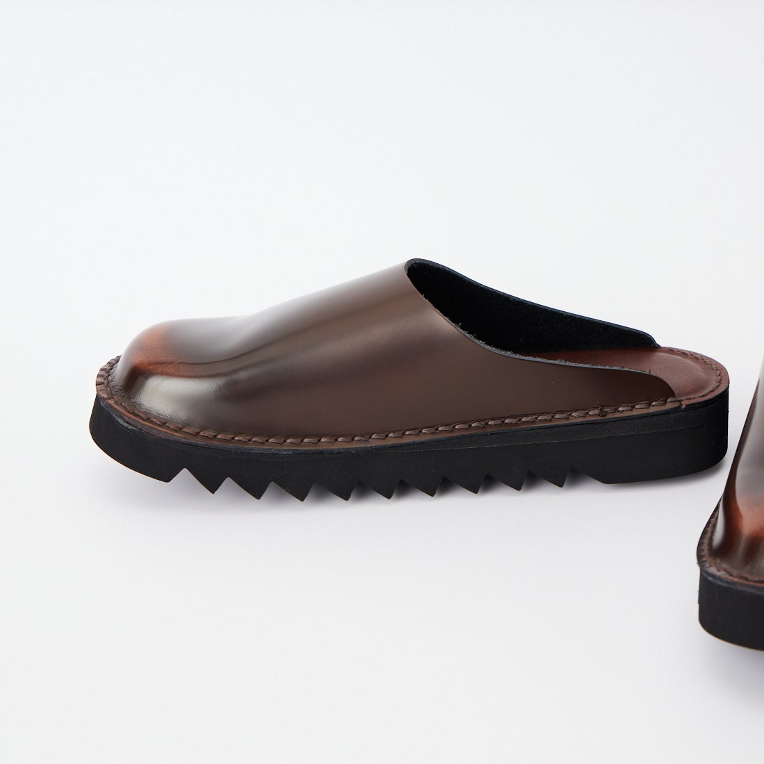 Organic handloom [オーガニックハンドルーム] DELFT レザークロッグ [OH025284] BROWN BRUS