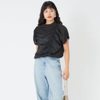 ﾌﾞﾗｯｸ&&モデル身長：162cm 着用サイズ：2&&