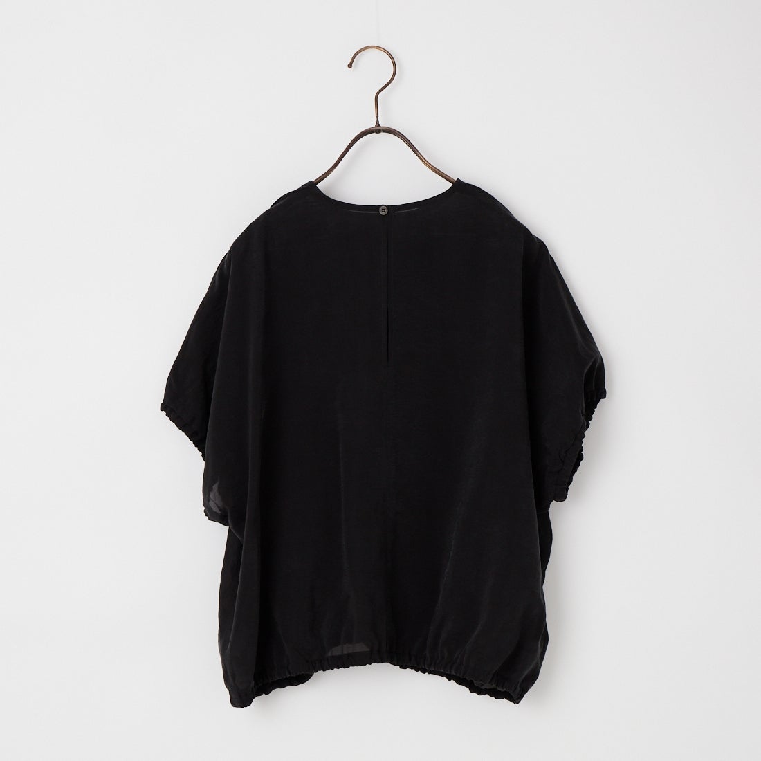 CLOCHE [クロシェ] シアーギャザーデザイントップス [61085034] ﾌﾞﾗｯｸ