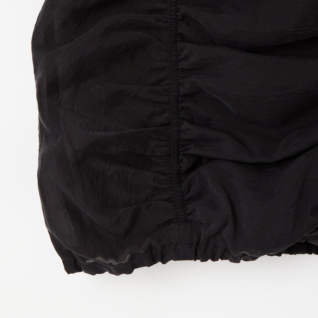 CLOCHE [クロシェ] シアーギャザーデザイントップス [61085034] ﾌﾞﾗｯｸ