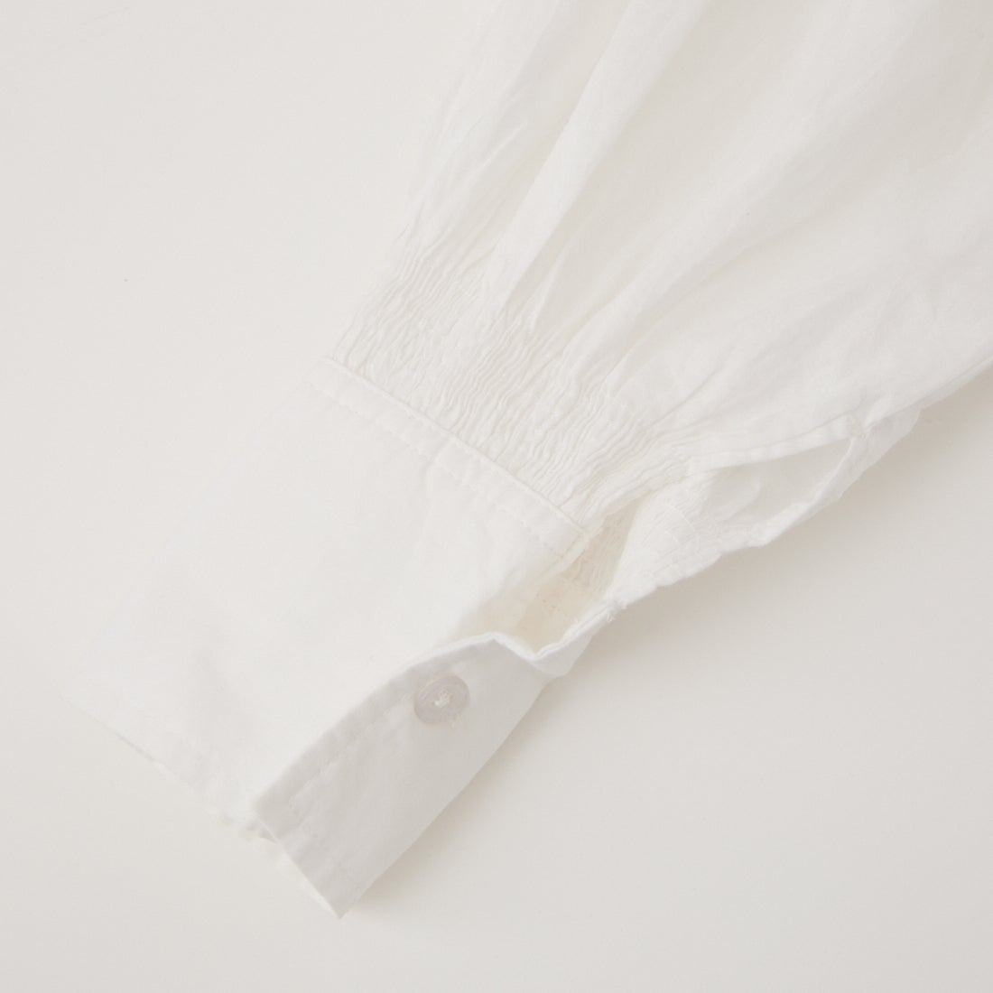 crinkle crinkle crinkle [クリンクル クリンクル クリンクル] コットンフリル カラーシャツ [CC-4521] WHITE