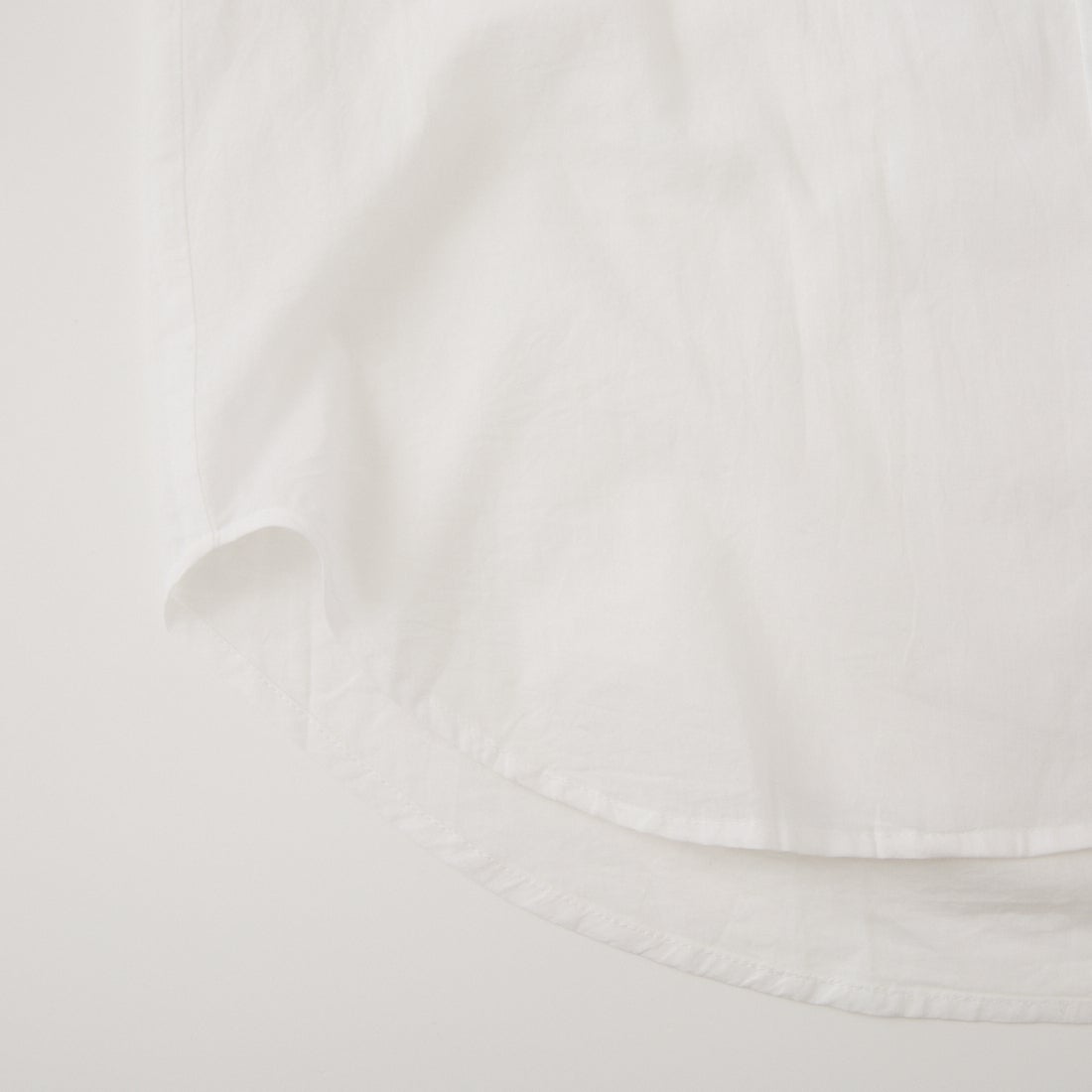 crinkle crinkle crinkle [クリンクル クリンクル クリンクル] コットンフリル カラーシャツ [CC-4521] WHITE