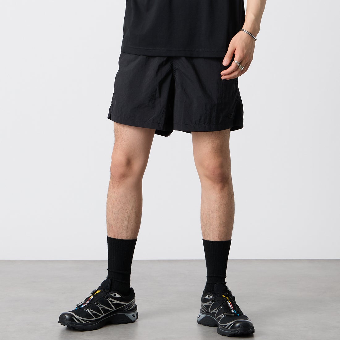 THE NORTH FACE [ザ ノースフェイス] バーサタイルショーツ [NB42630] KK &&モデル身長：177cm 着用サイズ：M&&