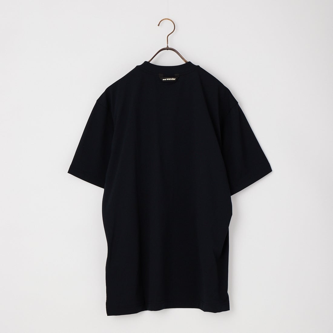 and wander [アンドワンダー] ドライメッシュTシャツ [5746964035] BLACK