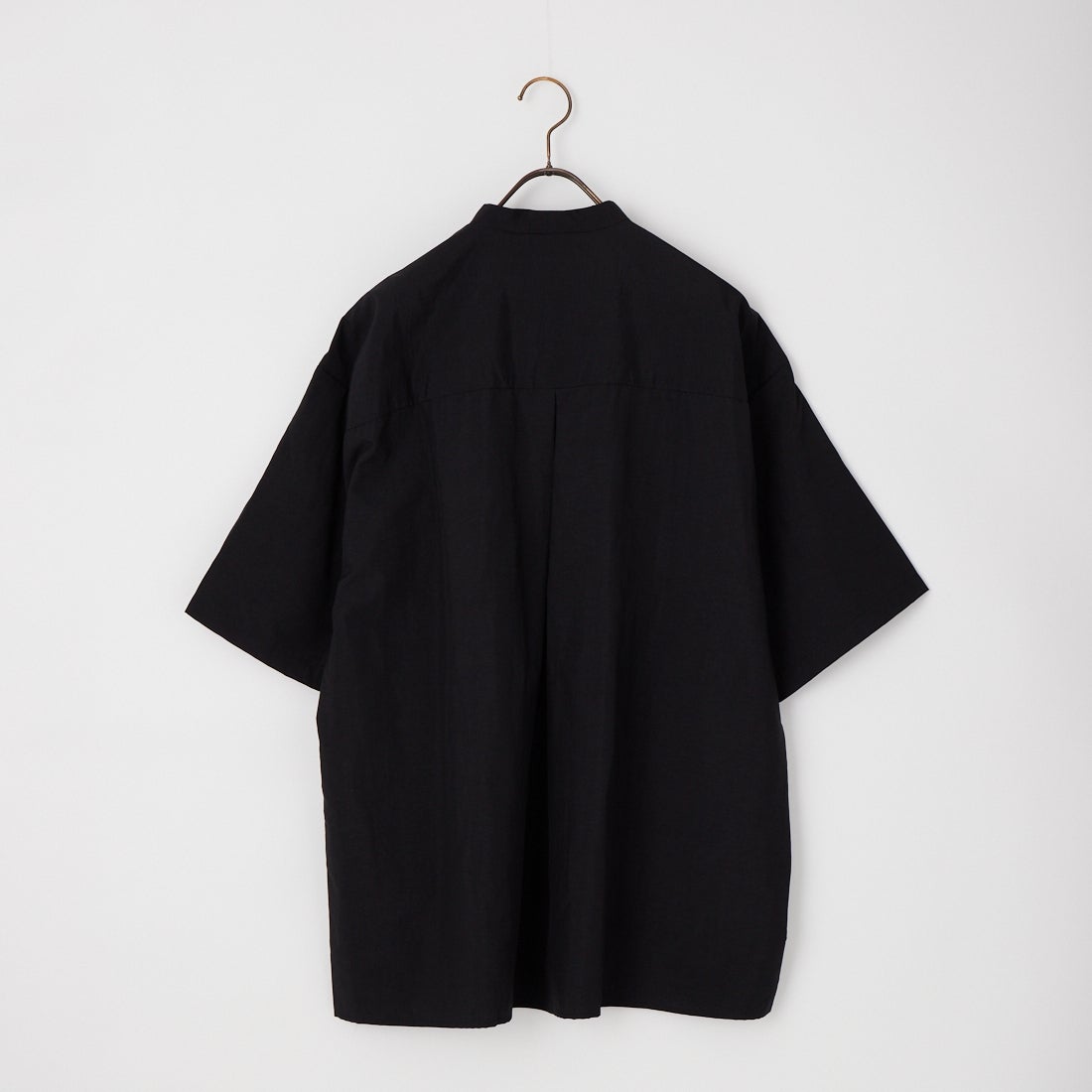 amne [アンヌ] ナイロンパークシャツ [AMN-SH-057] BLACK