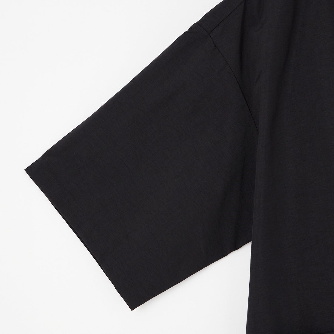 amne [アンヌ] ナイロンパークシャツ [AMN-SH-057] BLACK