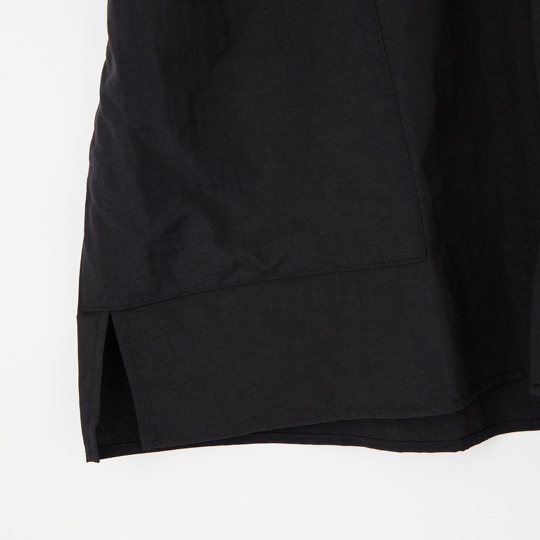 amne [アンヌ] ナイロンパークシャツ [AMN-SH-057] BLACK