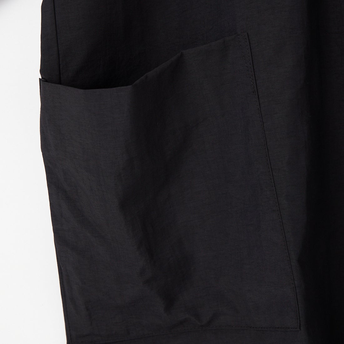 amne [アンヌ] ナイロンパークシャツ [AMN-SH-057] BLACK