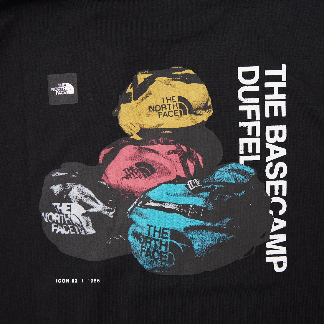 THE NORTH FACE [ザ ノースフェイス] ベースキャンプダッフル グラフィックTシャツ [NT32647] K