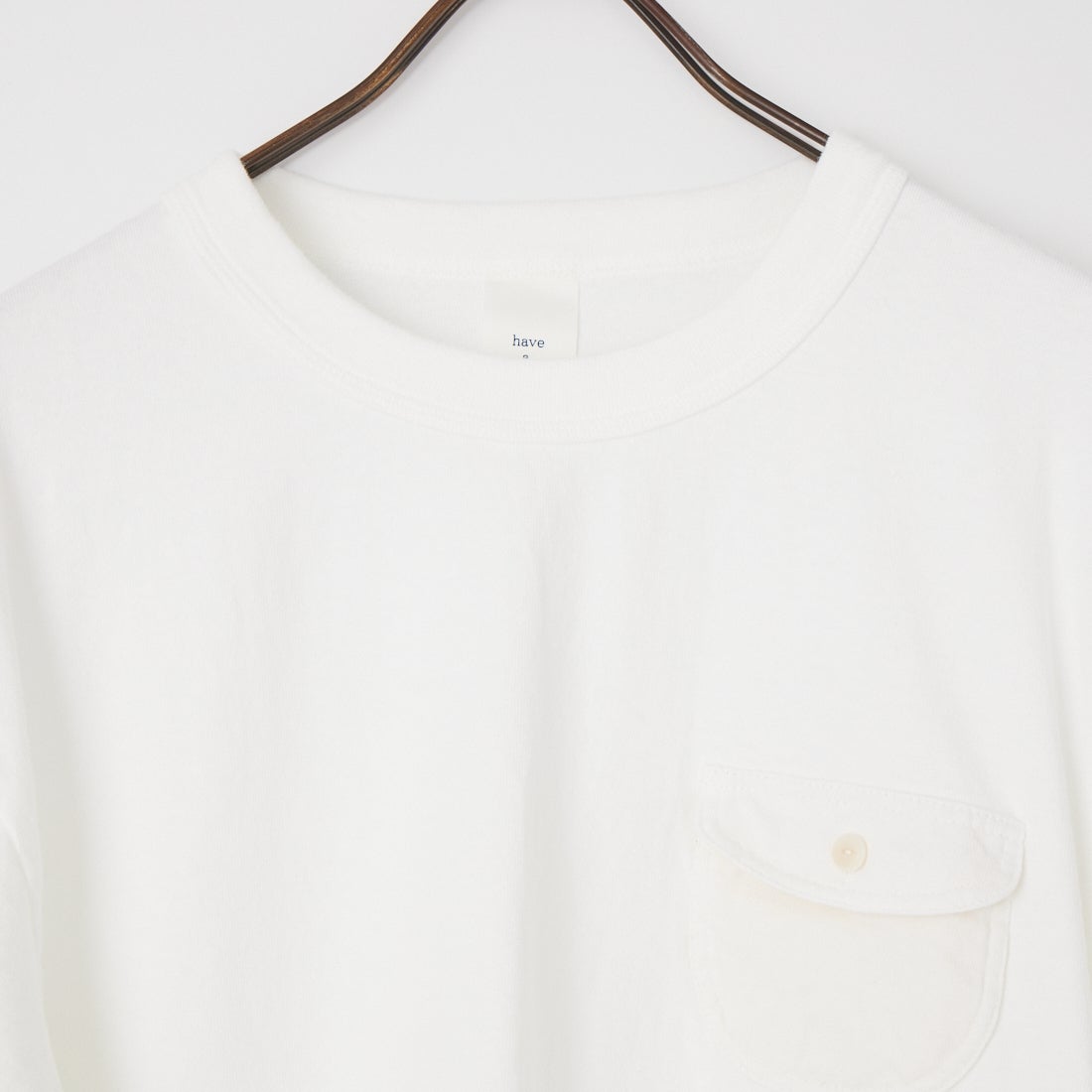 have a good day [ハブアグッドデイ] コインポケット ショートスリーブTシャツ [HGD-401] WHITE