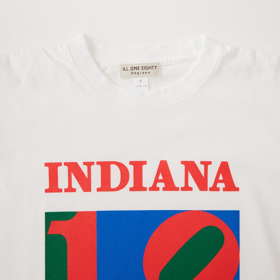 ILL ONE EIGHTY [イル ワンエイティ] INDIANA 1073 プリントTシャツ [ILL261-31] WHITE