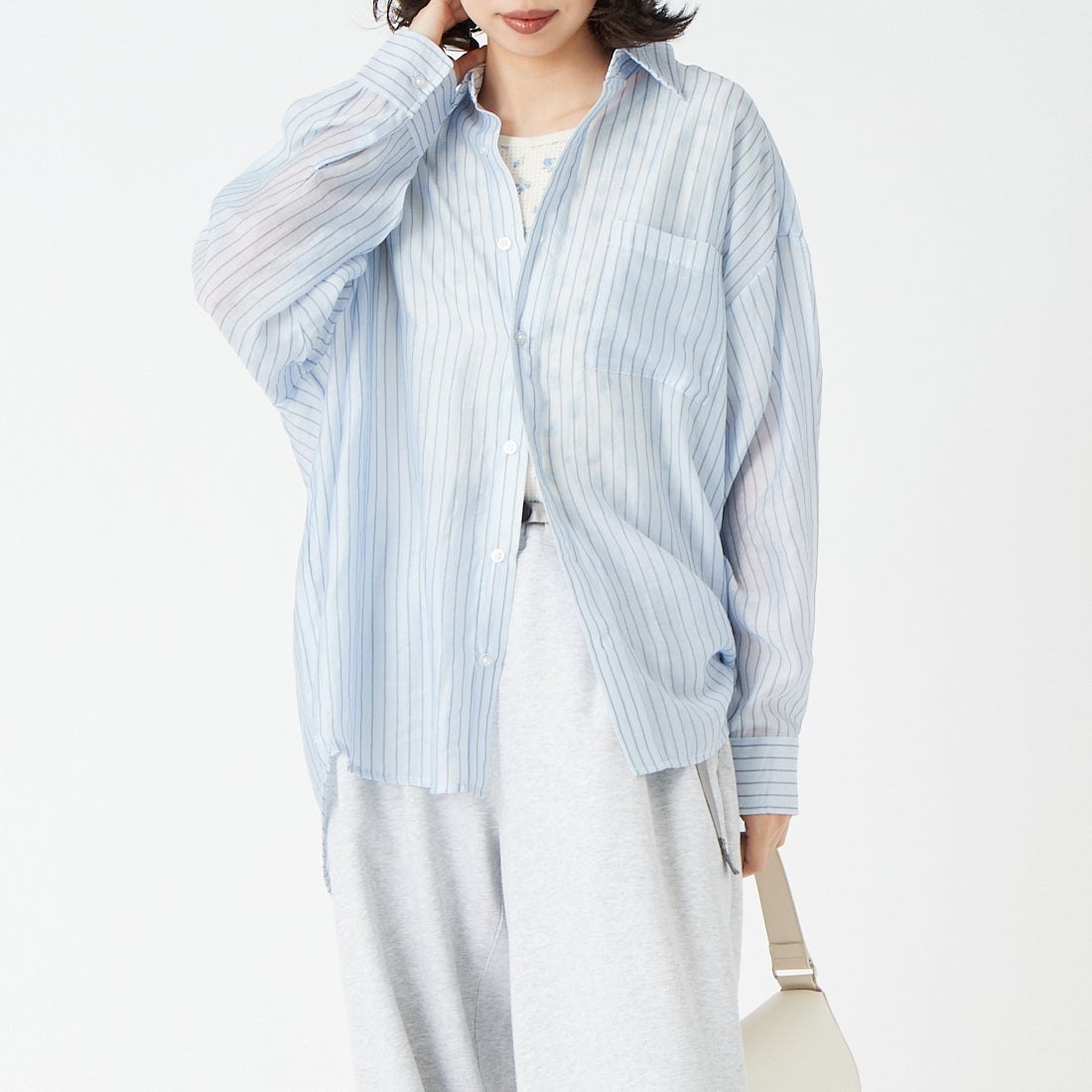 ﾌﾞﾙｰST&&モデル身長：162cm 着用サイズ：F&&