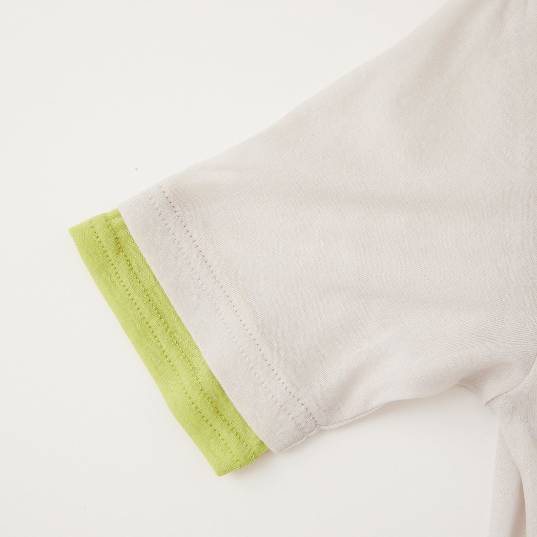 USINE [ユジーヌ] シアーショートスリーブレイヤードTシャツ [21267070] 001 ﾗｲﾄｸﾞﾚ